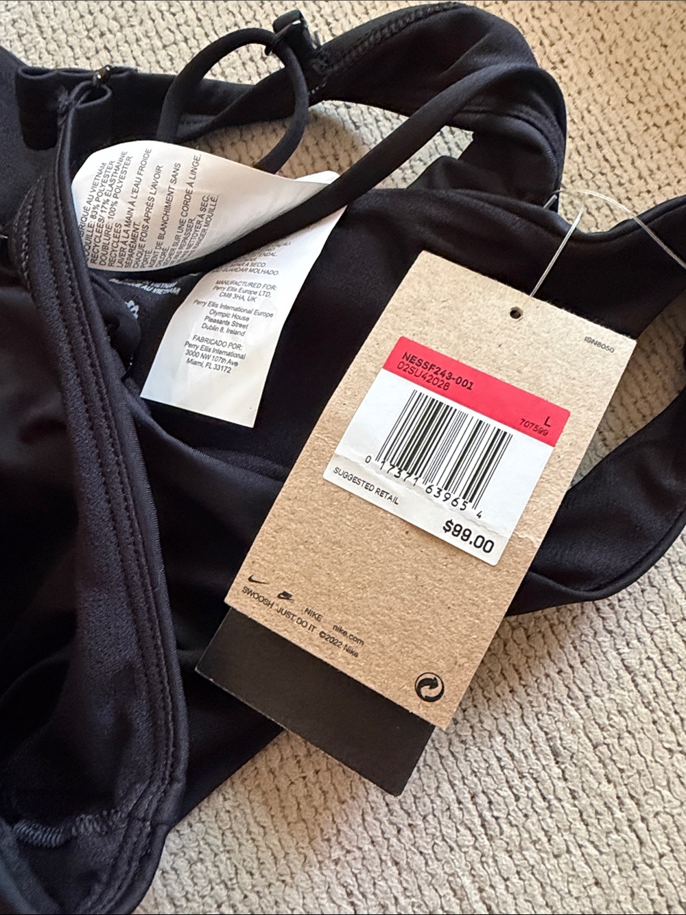 Nike Essentials Bralette Two Piece Set NWT - Picture 6 of 7